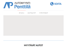 Tablet Screenshot of penttilanauto.fi